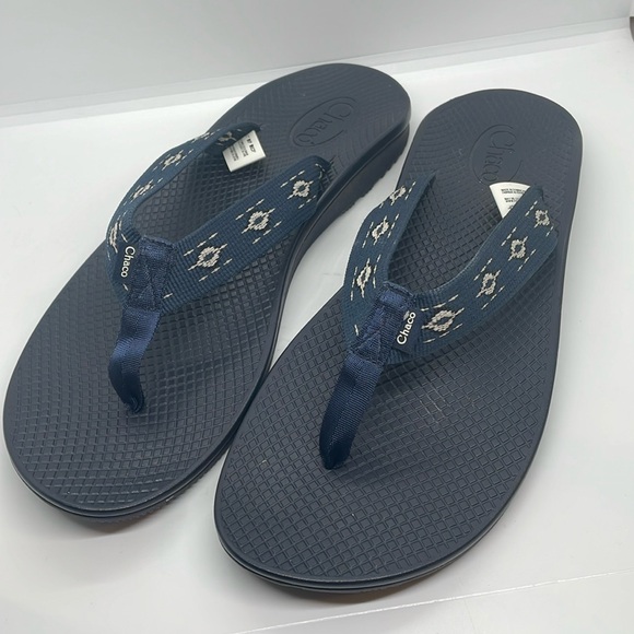 Chaco Shoes - Chaco Women’s Classic Flip Flops Oculi Navy 12